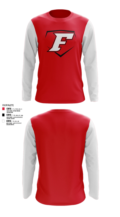 Cap City Force - Gray Long Sleeve Performance Shirt - 3