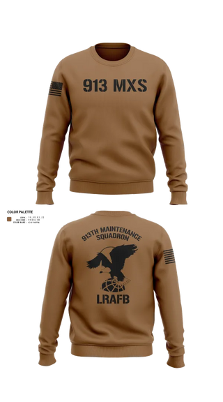 Crew Neck Sweatshirt, 913th Maintenance Squadron, , Teamtime, Team time, sublimation, custom sports apparel, team uniforms, spirit wear, spiritwear, sports uniforms, custom shirts, team store, custom team store, fundraiser sports, apparel fundraiser
