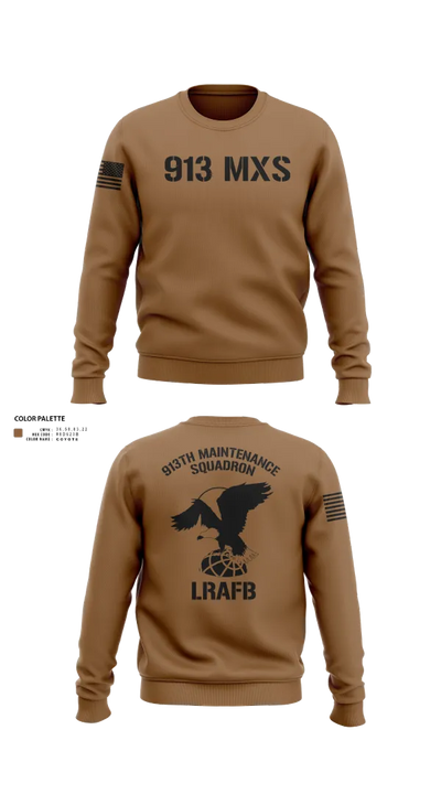 913th Maintenance Squadron 77885709 Crew Neck Sweatshirt - 21