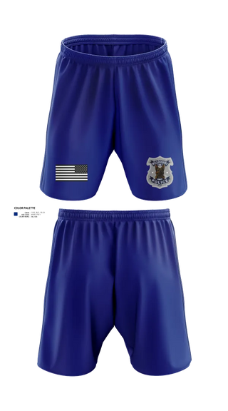 Athletic Shorts With Pockets, Willoughby Police K9 Unit, Police, Teamtime, Team time, sublimation, custom sports apparel, team uniforms, spirit wear, spiritwear, sports uniforms, custom shirts, team store, custom team store, fundraiser sports, apparel fundraiser