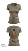 194th AR BDE HRT Medics 51125507 Women's Short Sleeve V-neck Shirt - 21