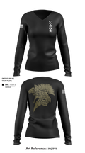 802D Security Forces Squadron 12990012 Women's Long Sleeve V-neck Shirt - 100