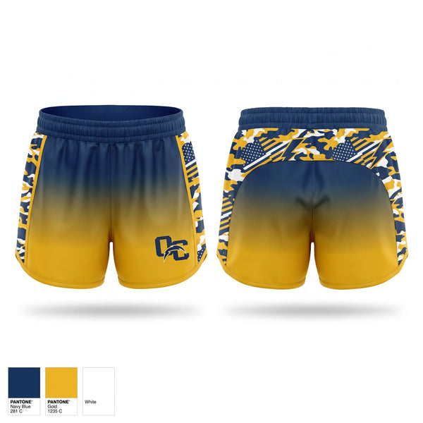Womens Shorts, Oakmont chargers, , Teamtime, Team time, sublimation, custom sports apparel, team uniforms, spirit wear, spiritwear, sports uniforms, custom shirts, team store, custom team store, fundraiser sports, apparel fundraiser