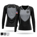 Readington Police Department/PBA317 Women's Long Sleeve V-neck Shirt - 1
