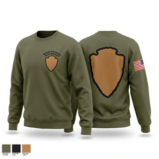 Crew Neck Sweatshirt, National Park Service Mount Rushmore, Police, Teamtime, Team time, sublimation, custom sports apparel, team uniforms, spirit wear, spiritwear, sports uniforms, custom shirts, team store, custom team store, fundraiser sports, apparel fundraiser