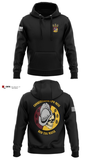 Hoodie, VR-57 CHIEFS MESS, Navy, Teamtime, Team time, sublimation, custom sports apparel, team uniforms, spirit wear, spiritwear, sports uniforms, custom shirts, team store, custom team store, fundraiser sports, apparel fundraiser