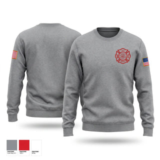Crew Neck Sweatshirt, Lometa volunteer fire department, Fire Department, Teamtime, Team time, sublimation, custom sports apparel, team uniforms, spirit wear, spiritwear, sports uniforms, custom shirts, team store, custom team store, fundraiser sports, apparel fundraiser