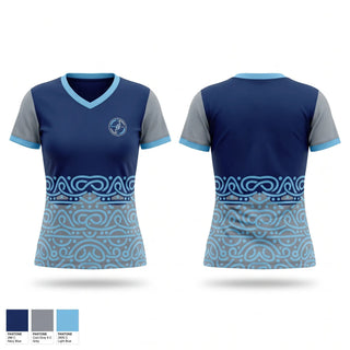 Womens Short Sleeve Vneck Shirt, PMA-230, , Teamtime, Team time, sublimation, custom sports apparel, team uniforms, spirit wear, spiritwear, sports uniforms, custom shirts, team store, custom team store, fundraiser sports, apparel fundraiser