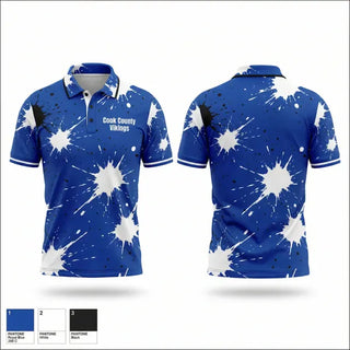 Short Sleeve Performance Polo, Cook County Vikings, Softball, Teamtime, Team time, sublimation, custom sports apparel, team uniforms, spirit wear, spiritwear, sports uniforms, custom shirts, team store, custom team store, fundraiser sports, apparel fundraiser