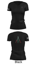 Northeast Florida Woodturning Association 62265388 Women's Short Sleeve V-neck Shirt - 38