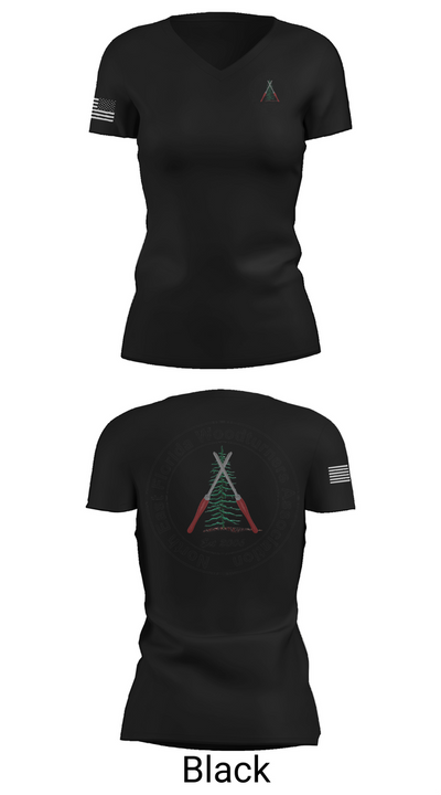 Northeast Florida Woodturning Association 62265388 Women's Short Sleeve V-neck Shirt - 38