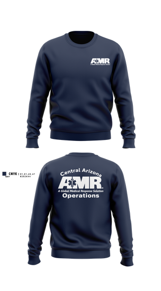 Crew Neck Sweatshirt, AMR  Central Arizona Operations, EMS/EMT, Teamtime, Team time, sublimation, custom sports apparel, team uniforms, spirit wear, spiritwear, sports uniforms, custom shirts, team store, custom team store, fundraiser sports, apparel fundraiser
