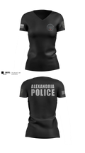 Alexandria Police Department Special Operations Women's Short Sleeve V-neck Shirt - 3