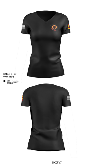 Womens Short Sleeve Vneck Shirt, 434th FA BDE H2F, Army, Teamtime, Team time, sublimation, custom sports apparel, team uniforms, spirit wear, spiritwear, sports uniforms, custom shirts, team store, custom team store, fundraiser sports, apparel fundraiser