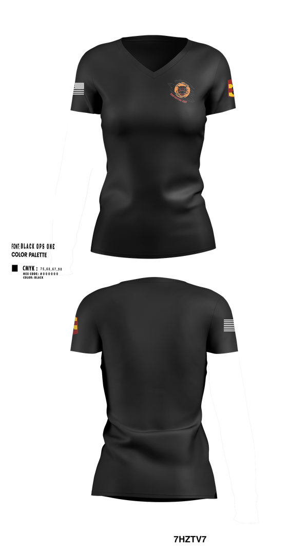 Womens Short Sleeve Vneck Shirt, 434th FA BDE H2F, Army, Teamtime, Team time, sublimation, custom sports apparel, team uniforms, spirit wear, spiritwear, sports uniforms, custom shirts, team store, custom team store, fundraiser sports, apparel fundraiser