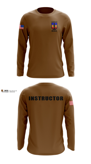 Long Sleeve Performance Shirt, 2/254 RTI, Army, Teamtime, Team time, sublimation, custom sports apparel, team uniforms, spirit wear, spiritwear, sports uniforms, custom shirts, team store, custom team store, fundraiser sports, apparel fundraiser