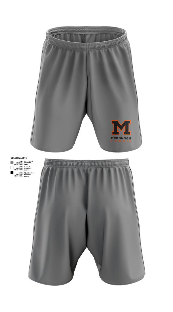 Athletic Shorts With Pockets, Mcdonogh Girls Tennis, Tennis, Teamtime, Team time, sublimation, custom sports apparel, team uniforms, spirit wear, spiritwear, sports uniforms, custom shirts, team store, custom team store, fundraiser sports, apparel fundraiser