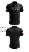 Major Theft Task Force Long Sleeve Performance Polo - 105