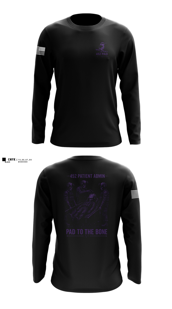 Long Sleeve Performance Shirt, 452 MED DET, Army, Teamtime, Team time, sublimation, custom sports apparel, team uniforms, spirit wear, spiritwear, sports uniforms, custom shirts, team store, custom team store, fundraiser sports, apparel fundraiser