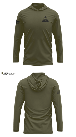 Long Sleeve Performance Shirt with hood, Gulf Shores Swat, Police, Teamtime, Team time, sublimation, custom sports apparel, team uniforms, spirit wear, spiritwear, sports uniforms, custom shirts, team store, custom team store, fundraiser sports, apparel fundraiser