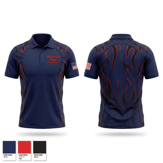Short Sleeve Performance Polo, Hartford Fire Department, Fire Department, Teamtime, Team time, sublimation, custom sports apparel, team uniforms, spirit wear, spiritwear, sports uniforms, custom shirts, team store, custom team store, fundraiser sports, apparel fundraiser