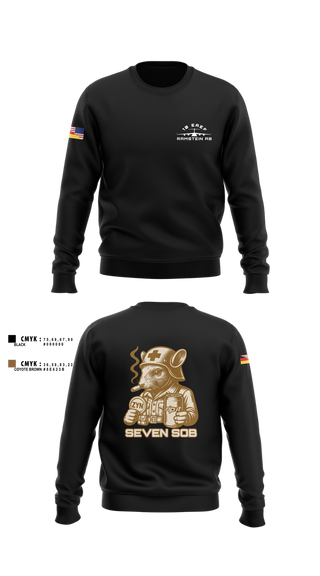 Crew Neck Sweatshirt, 10 EAEF Bronze Crew, , Teamtime, Team time, sublimation, custom sports apparel, team uniforms, spirit wear, spiritwear, sports uniforms, custom shirts, team store, custom team store, fundraiser sports, apparel fundraiser