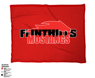 Blanket, FLINTHILLS MUSTANGS, , Teamtime, Team time, sublimation, custom sports apparel, team uniforms, spirit wear, spiritwear, sports uniforms, custom shirts, team store, custom team store, fundraiser sports, apparel fundraiser