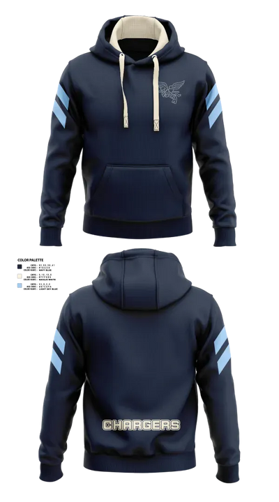 Ansonia Chargers 21456880 Hoodie - 2