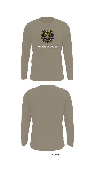 Philadelphia Police 64135919 Long Sleeve Performance Shirt 69