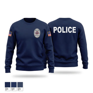 Crew Neck Sweatshirt, Palm Valley Police Department, Police, Teamtime, Team time, sublimation, custom sports apparel, team uniforms, spirit wear, spiritwear, sports uniforms, custom shirts, team store, custom team store, fundraiser sports, apparel fundraiser