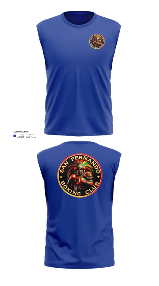 Sleeveless Performance Shirt, San Fernando Boxing Club, Spirit Store, Teamtime, Team time, sublimation, custom sports apparel, team uniforms, spirit wear, spiritwear, sports uniforms, custom shirts, team store, custom team store, fundraiser sports, apparel fundraiser