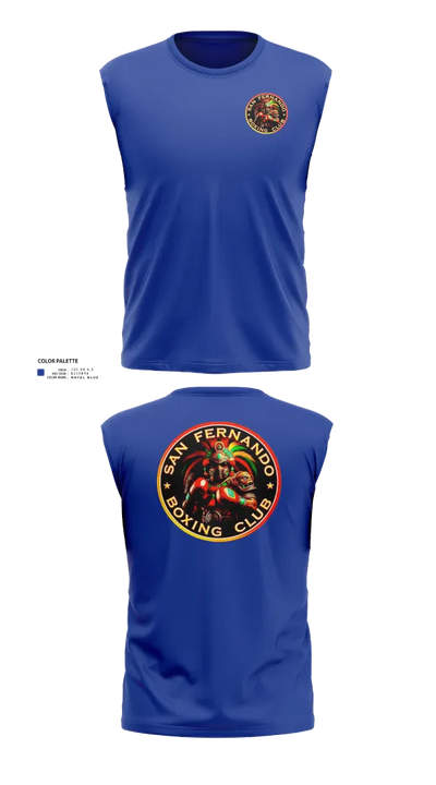 San Fernando Boxing Club 92427997 Sleeveless Performance Shirt - 203