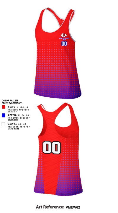 Derby Pop Warner Cheer 42817378 Tank Top - 2