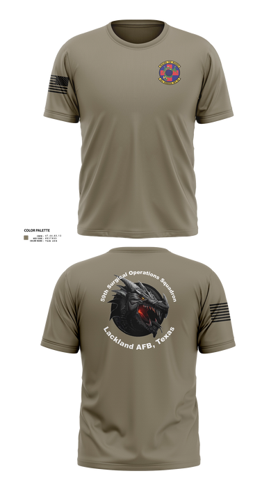 59th Surgical Operations Squadron 37744422 Old School Cotton Feel Shirt - 42
