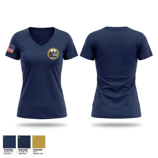 Womens Short Sleeve Vneck Shirt, Taft Police, Police, Teamtime, Team time, sublimation, custom sports apparel, team uniforms, spirit wear, spiritwear, sports uniforms, custom shirts, team store, custom team store, fundraiser sports, apparel fundraiser