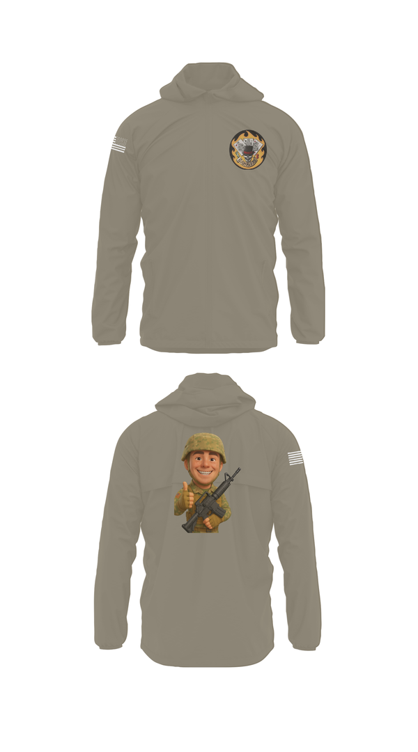 Windbreaker, 2-69 GCo, Army, Teamtime, Team time, sublimation, custom sports apparel, team uniforms, spirit wear, spiritwear, sports uniforms, custom shirts, team store, custom team store, fundraiser sports, apparel fundraiser