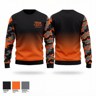 Crew Neck Sweatshirt, True Form Basketball, Men's Basketball, Teamtime, Team time, sublimation, custom sports apparel, team uniforms, spirit wear, spiritwear, sports uniforms, custom shirts, team store, custom team store, fundraiser sports, apparel fundraiser