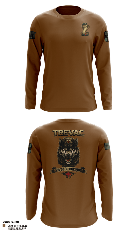 Long Sleeve Performance Shirt, 566th MCAS TREVAC, Army, Teamtime, Team time, sublimation, custom sports apparel, team uniforms, spirit wear, spiritwear, sports uniforms, custom shirts, team store, custom team store, fundraiser sports, apparel fundraiser