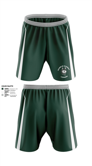 Athletic Shorts With Pockets, Franklin Academy Lacrosse, Men's Lacrosse, Teamtime, Team time, sublimation, custom sports apparel, team uniforms, spirit wear, spiritwear, sports uniforms, custom shirts, team store, custom team store, fundraiser sports, apparel fundraiser