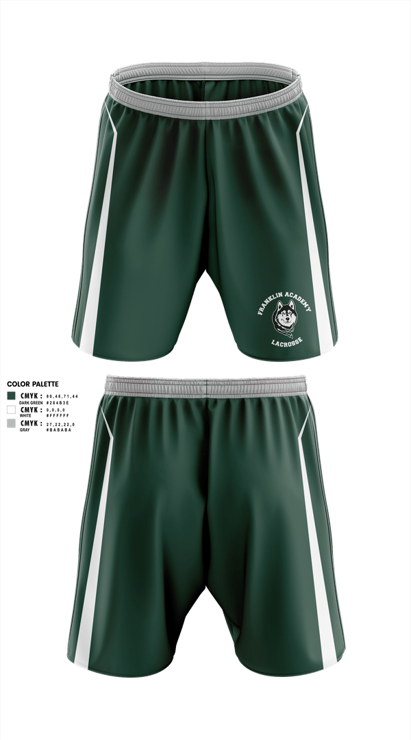 Athletic Shorts With Pockets, Franklin Academy Lacrosse, Men's Lacrosse, Teamtime, Team time, sublimation, custom sports apparel, team uniforms, spirit wear, spiritwear, sports uniforms, custom shirts, team store, custom team store, fundraiser sports, apparel fundraiser