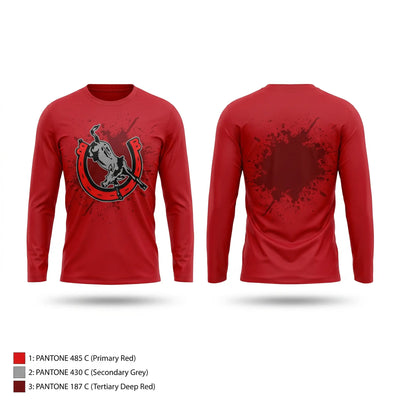 Bedford Junior High School Cross Country Long Sleeve Performance Shirt 2