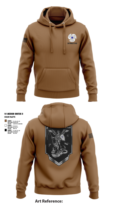 1-222 Aviation Regiment Hoodie - 8