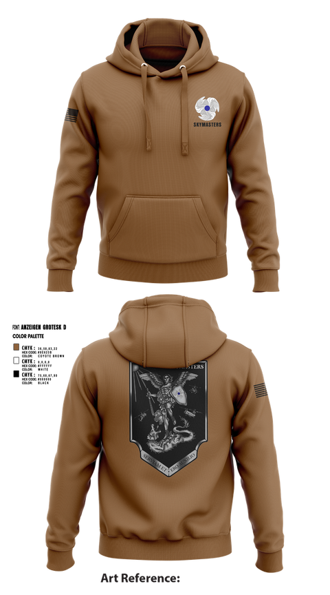 Hoodie, 1-222 Aviaition Regiment, Army, Teamtime, Team time, sublimation, custom sports apparel, team uniforms, spirit wear, spiritwear, sports uniforms, custom shirts, team store, custom team store, fundraiser sports, apparel fundraiser