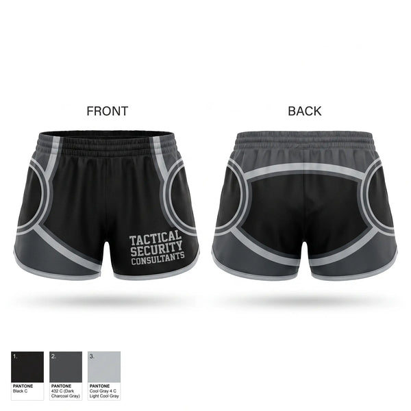 Womens Shorts, Tactical Security Consultants, , Teamtime, Team time, sublimation, custom sports apparel, team uniforms, spirit wear, spiritwear, sports uniforms, custom shirts, team store, custom team store, fundraiser sports, apparel fundraiser