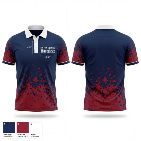 Short Sleeve Performance Polo, San Juan Capistrano Mavericks, Baseball, Teamtime, Team time, sublimation, custom sports apparel, team uniforms, spirit wear, spiritwear, sports uniforms, custom shirts, team store, custom team store, fundraiser sports, apparel fundraiser