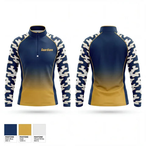 Quarter Zip Jacket, Guardians, Baseball, Teamtime, Team time, sublimation, custom sports apparel, team uniforms, spirit wear, spiritwear, sports uniforms, custom shirts, team store, custom team store, fundraiser sports, apparel fundraiser