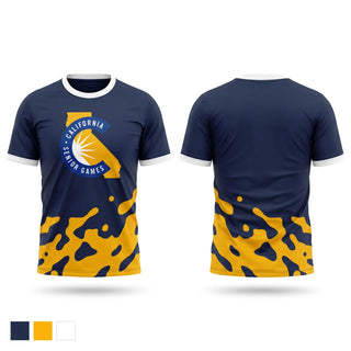 Short Sleeve Performance Shirt, California Senior Games, , Teamtime, Team time, sublimation, custom sports apparel, team uniforms, spirit wear, spiritwear, sports uniforms, custom shirts, team store, custom team store, fundraiser sports, apparel fundraiser