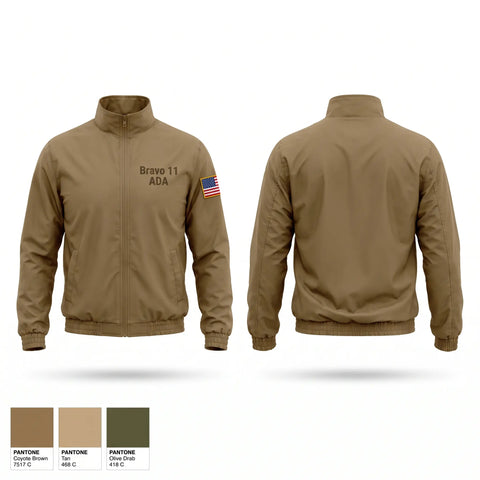 Windbreaker, Bravo 1-1 ADA, Army, Teamtime, Team time, sublimation, custom sports apparel, team uniforms, spirit wear, spiritwear, sports uniforms, custom shirts, team store, custom team store, fundraiser sports, apparel fundraiser