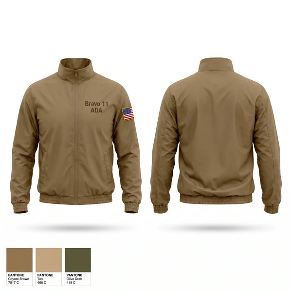 Windbreaker, Bravo 1-1 ADA, Army, Teamtime, Team time, sublimation, custom sports apparel, team uniforms, spirit wear, spiritwear, sports uniforms, custom shirts, team store, custom team store, fundraiser sports, apparel fundraiser