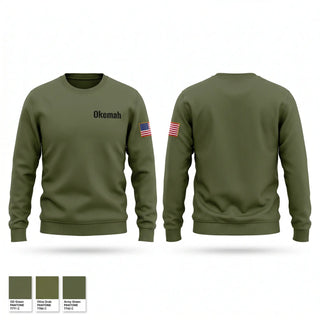 Crew Neck Sweatshirt, Okemah, Police, Teamtime, Team time, sublimation, custom sports apparel, team uniforms, spirit wear, spiritwear, sports uniforms, custom shirts, team store, custom team store, fundraiser sports, apparel fundraiser
